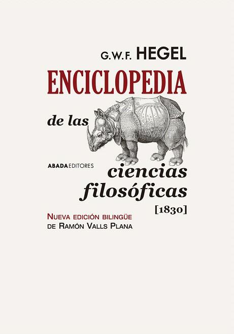 ENCICLOPEDIA DE LAS CIENCIAS FILOSÓFICAS | 9788416160570 | HEGEL,G.W.F. | Libreria Geli - Librería Online de Girona - Comprar libros en catalán y castellano