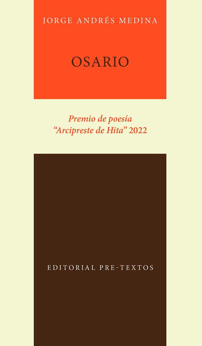 OSARIO | 9788419633286 | ANDRÉS MEDINA,JORGE | Llibreria Geli - Llibreria Online de Girona - Comprar llibres en català i castellà