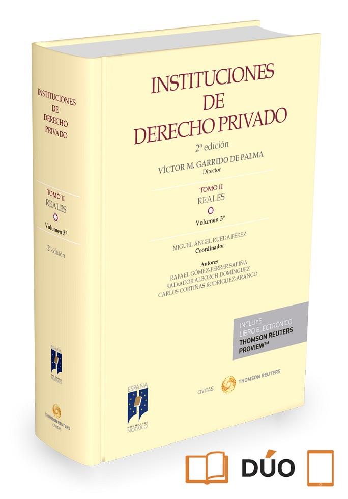 INSTITUCIONES DE DERECHO PRIVADO-2.REALES-3 | 9788490998670 | RUEDA PEREZ,MANUEL A. | Libreria Geli - Librería Online de Girona - Comprar libros en catalán y castellano