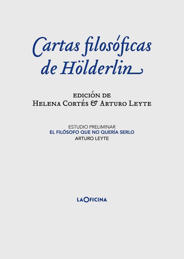 CARTAS FILOSÓFICAS | 9788412113655 | HÖLDERLIN,FRIEDRICH | Libreria Geli - Librería Online de Girona - Comprar libros en catalán y castellano
