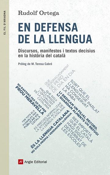 EN DEFENSA DE LA LLENGUA | 9788415307235 | ORTEGA ROBERT,RUDOLF | Libreria Geli - Librería Online de Girona - Comprar libros en catalán y castellano