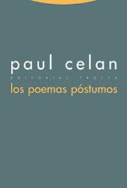 LOS POEMAS POSTUMOS | 9788481645989 | CELAN,PAUL | Llibreria Geli - Llibreria Online de Girona - Comprar llibres en català i castellà