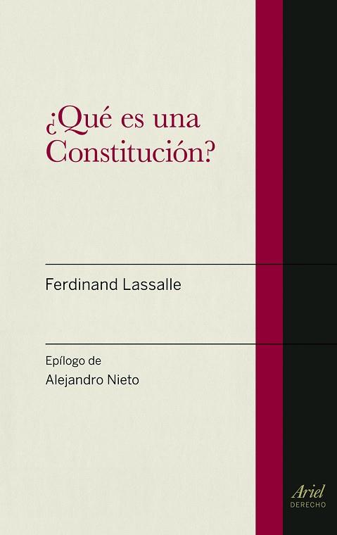 QUE ES UNA CONSTITUCION? | 9788434470606 | LASSALLE,FERDINAND | Llibreria Geli - Llibreria Online de Girona - Comprar llibres en català i castellà