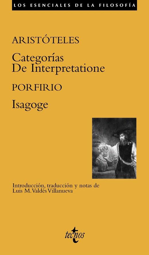 CATEGORIAS/DE INTERPRETATIONE/ISAGOGE | 9788430956050 | ARISTÓTELES/PORFIRIO | Libreria Geli - Librería Online de Girona - Comprar libros en catalán y castellano