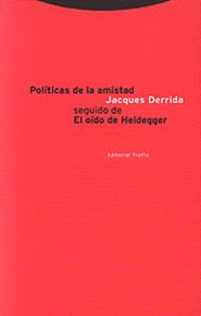 POLITICAS DE LA AMISTAD | 9788481642346 | DERRIDA,JACQUES | Libreria Geli - Librería Online de Girona - Comprar libros en catalán y castellano
