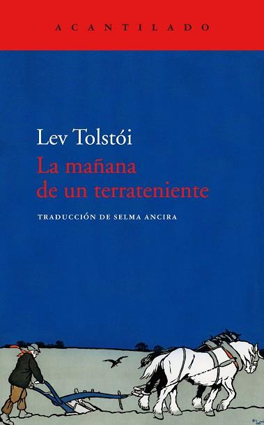 LA MAÑANA DE UN TERRATENIENTE | 9788418370267 | TOLSTÓI,LEV | Libreria Geli - Librería Online de Girona - Comprar libros en catalán y castellano