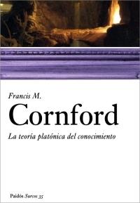 LA TEORIA PLATONICA DEL CONOCIMIENTO | 9788449319907 | CORNFORD,FRANCIS M. | Llibreria Geli - Llibreria Online de Girona - Comprar llibres en català i castellà