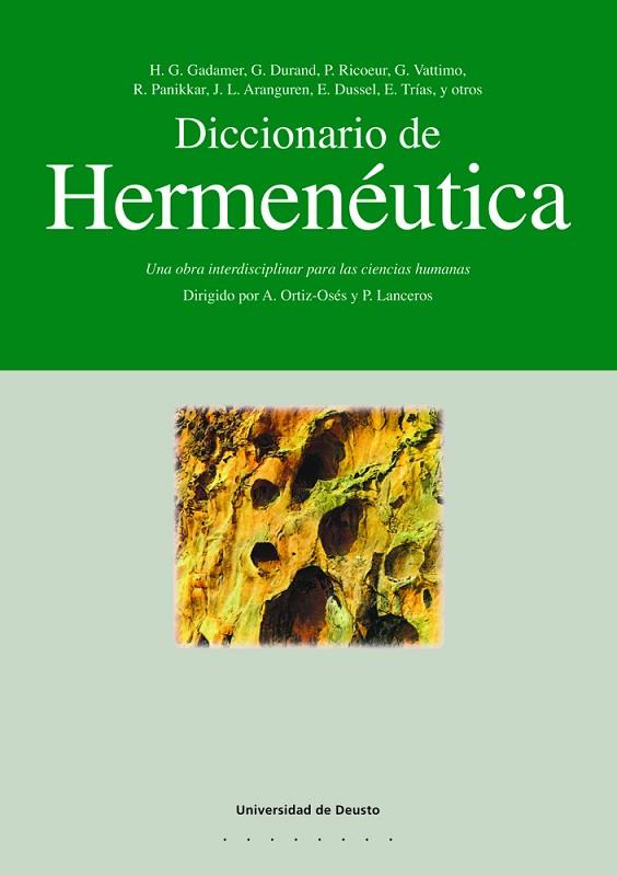 DICCIONARIO DE HERMENEUTICA | 9788474859171 |   | Llibreria Geli - Llibreria Online de Girona - Comprar llibres en català i castellà