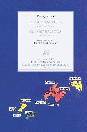 LLAMAS ESCRITAS/FLAMES ESCRITES | 9788496049840 | PONS,PONÇ | Libreria Geli - Librería Online de Girona - Comprar libros en catalán y castellano