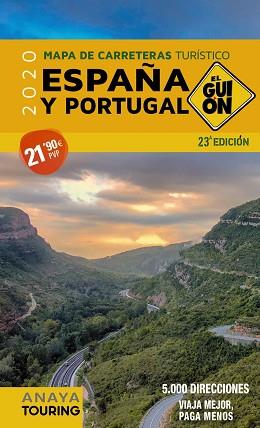 MAPA DE CARRETERAS TURÍTICO ESPAÑA Y PORTUGAL 2020 | 9788491582151 | Libreria Geli - Librería Online de Girona - Comprar libros en catalán y castellano