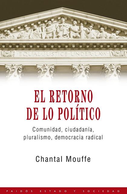 EL RETORNO DE LO POLITICO | 9788449307140 | MOUFFE,CHANTAL | Libreria Geli - Librería Online de Girona - Comprar libros en catalán y castellano