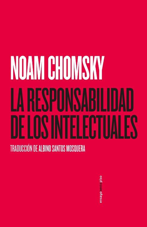 LA RESPONSABILIDAD DE LOS INTELECTUALES | 9788418342028 | CHOMSKY,NOAM | Libreria Geli - Librería Online de Girona - Comprar libros en catalán y castellano