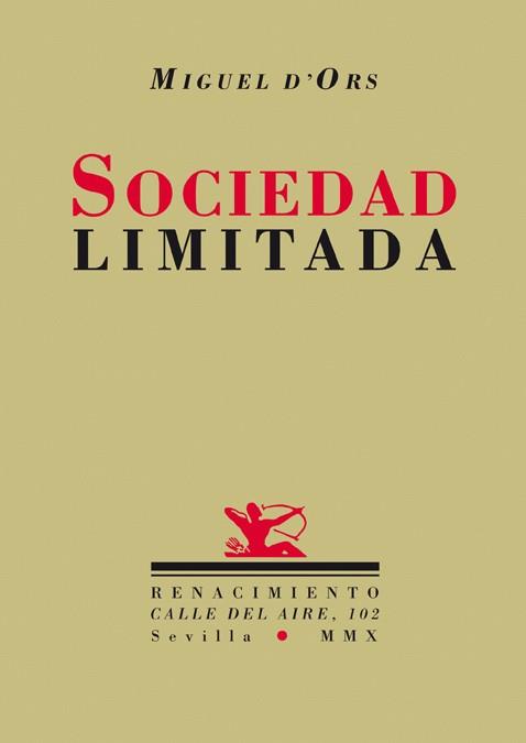 SOCIEDAD LIMITADA | 9788484725169 | D'ORS,MIGUEL | Libreria Geli - Librería Online de Girona - Comprar libros en catalán y castellano