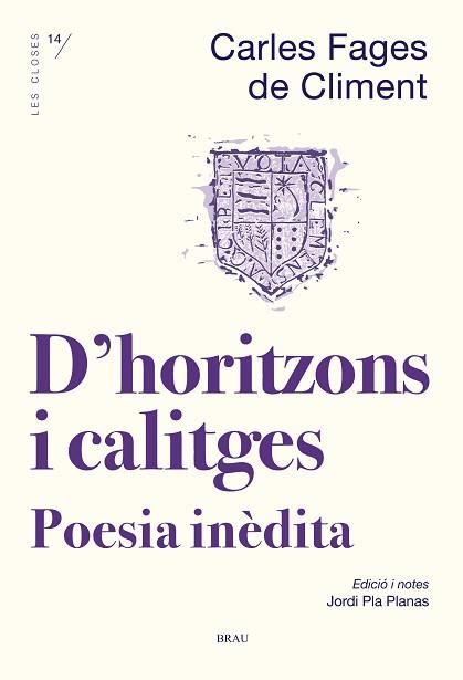 D'HORITZONS I CALITGES POESIA INÈDITA | 9788415885993 | FAGES DE CLIMENT,CARLES | Libreria Geli - Librería Online de Girona - Comprar libros en catalán y castellano