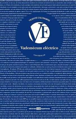 VADEMECUM ELECTRICO + CD | 9788496283664 | CALOMARDE,VICENTE | Llibreria Geli - Llibreria Online de Girona - Comprar llibres en català i castellà