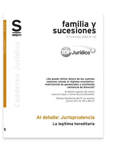 LA LEGÍTIMA HEREDITARIA | 9788413882345 | DEPARTAMENTO JURÍDICO DE SEPÍN FAMILIA Y SUCESIONES | Libreria Geli - Librería Online de Girona - Comprar libros en catalán y castellano