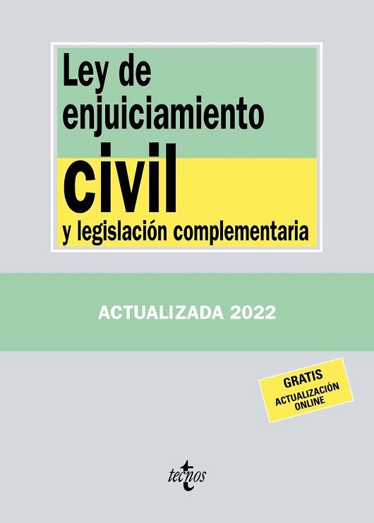 LEY DE ENJUICIAMIENTO CIVIL Y LEGISLACIÓN COMPLEMENTARIA(26ª EDICIÓN 2023) | 9788430985586 |   | Libreria Geli - Librería Online de Girona - Comprar libros en catalán y castellano