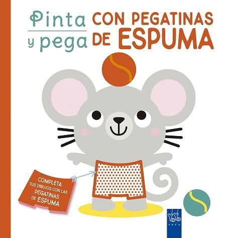 PINTA Y PEGA CON PEGATINAS DE ESPUMA.ROJO | 9788408250456 | YOYO | Libreria Geli - Librería Online de Girona - Comprar libros en catalán y castellano