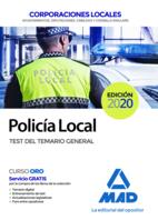 POLICÍA LOCAL(TEST DEL TEMARIO GENERAL.EDICIÓN 2020) | 9788414236598 | APARICIO APARICIO, ANA Mª/CANO GARCÍA, FRANCISCO JAVIER | Libreria Geli - Librería Online de Girona - Comprar libros en catalán y castellano