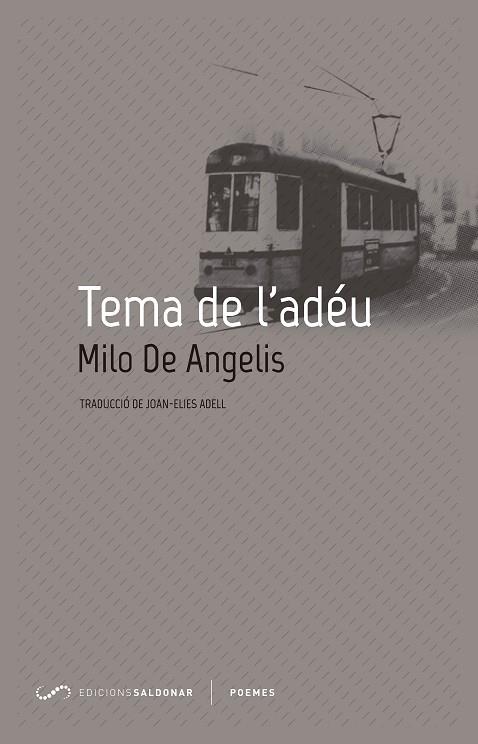 TEMA DE L'ADÉU | 9788494507823 | DE ANGELIS,MILO | Libreria Geli - Librería Online de Girona - Comprar libros en catalán y castellano