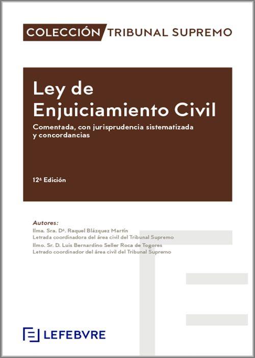 LEY DE ENJUICIAMIENTO CIVIL(12ª EDICIÓN 2023) | 9788419573049 | Llibreria Geli - Llibreria Online de Girona - Comprar llibres en català i castellà