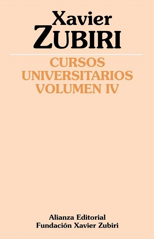 CURSOS UNIVERSITARIOS.VOLUMEN IV (1934-1935) | 9788420684130 | ZUBIRI APALATEGUI,XAVIER | Llibreria Geli - Llibreria Online de Girona - Comprar llibres en català i castellà