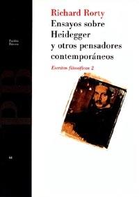 ENSAYOS SOBRE HEIDEGGER Y OTROS PENSADORES... | 9788475099545 | RORTY,RICHARD | Libreria Geli - Librería Online de Girona - Comprar libros en catalán y castellano