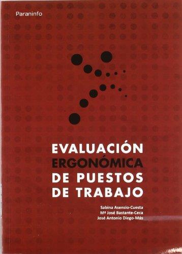 EVALUACION ERGONOMICA DE PUESTOS DE TRABAJO | 9788428332675 | ASENSIO CUESTA,SABINA | Llibreria Geli - Llibreria Online de Girona - Comprar llibres en català i castellà