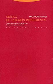 CRITICA DE LA RAZON INSTRUMENTAL | 9788481645682 | HORKHEIMER,MAX | Libreria Geli - Librería Online de Girona - Comprar libros en catalán y castellano