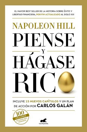 PIENSE Y HÁGASE RICO | 9788418620133 | HILL,NAPOLEON/GALÁN,CARLOS | Llibreria Geli - Llibreria Online de Girona - Comprar llibres en català i castellà
