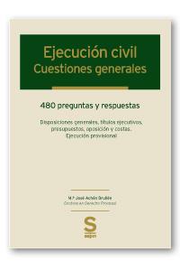 EJECUCIÓN CIVIL.CUESTIONES GENERALES | 9788417414474 | ACHÓN BRUÑÉN, MARÍA JOSÉ | Llibreria Geli - Llibreria Online de Girona - Comprar llibres en català i castellà