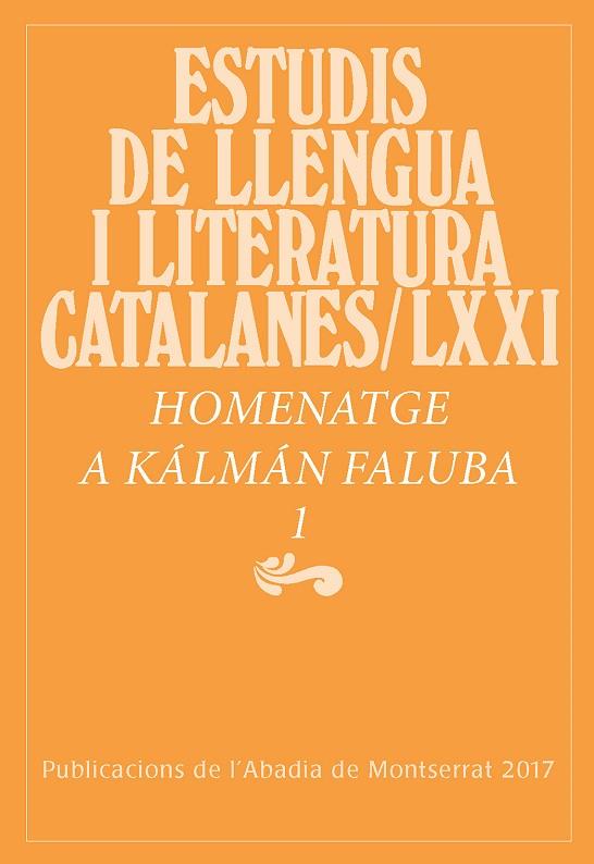 HOMENATGE A KÁLMÁN FALUBA-1 | 9788498839432 | DIVERSOS AUTORS | Libreria Geli - Librería Online de Girona - Comprar libros en catalán y castellano