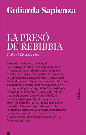 LA PRESÓ DE REBIBBIA | 9788416738175 | SAPIENZA, GOLIARDA | Libreria Geli - Librería Online de Girona - Comprar libros en catalán y castellano
