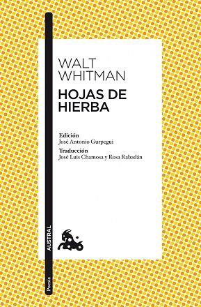 HOJAS DE HIERBA | 9788467037678 | WHITMAN,WALT | Libreria Geli - Librería Online de Girona - Comprar libros en catalán y castellano