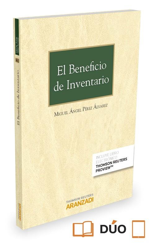 EL BENEFICIO DE INVENTARIO(PAPEL + E-BOOK) | 9788490995624 | PÉREZ ÁLVAREZ, MIGUEL ÁNGEL | Libreria Geli - Librería Online de Girona - Comprar libros en catalán y castellano