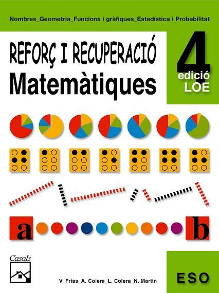 REFORÇ DE MATEMATIQUES-4RT ESO | 9788421833339 | VARIOS AUTORES | Llibreria Geli - Llibreria Online de Girona - Comprar llibres en català i castellà