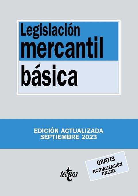 LEGISLACIÓN MERCANTIL BÁSICA(20ª EDICIÓN 2023) | 9788430988440 |   | Llibreria Geli - Llibreria Online de Girona - Comprar llibres en català i castellà