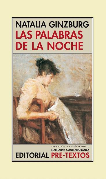 LAS PALABRAS DE LA NOCHE | 9788481913996 | GINZBURG,NATALIA | Llibreria Geli - Llibreria Online de Girona - Comprar llibres en català i castellà