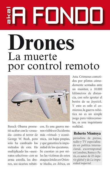 DRONES.LA MUERTE POR CONTROL REMOTO | 9788446039952 | MONTOYA BATIZ,ROBERTO | Libreria Geli - Librería Online de Girona - Comprar libros en catalán y castellano