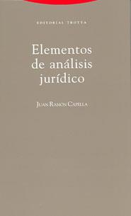ELEMENTOS DE ANALISIS JURIDICO | 9788481643244 | CAPELLA,JUAN RAMON | Llibreria Geli - Llibreria Online de Girona - Comprar llibres en català i castellà