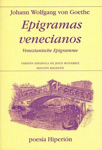 EPIGRAMAS VENECIANOS | 9788475179131 | GOETHE,JOHANN WOLFGANG VON | Libreria Geli - Librería Online de Girona - Comprar libros en catalán y castellano