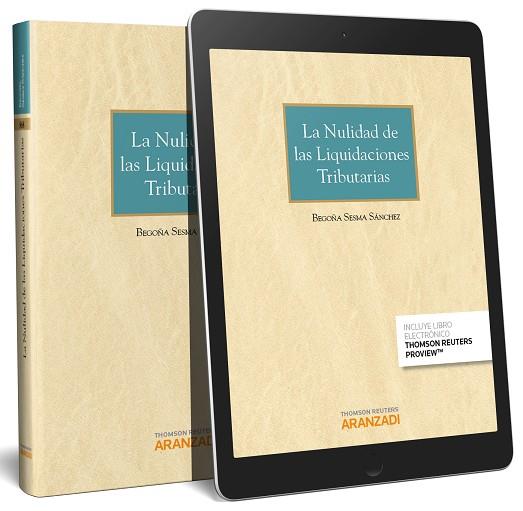 LA NULIDAD DE LAS LIQUIDACIONES TRIBUTARIAS(PAPEL+E-BOOK) | 9788491522935 | SESMA SÁNCHEZ,BEGOÑA | Llibreria Geli - Llibreria Online de Girona - Comprar llibres en català i castellà