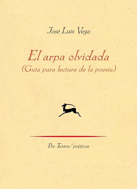 EL ARPA OLVIDADA (GUÍA PARA LECTURA DE LA POESÍA) | 9788415894643 | VEGA,JOSÉ LUIS | Llibreria Geli - Llibreria Online de Girona - Comprar llibres en català i castellà