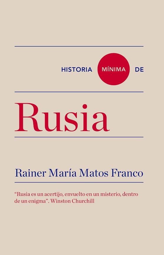 HISTORIA MíNIMA DE RUSIA | 9788417141615 | MATOS FRANCO,RAINER MARÍA | Llibreria Geli - Llibreria Online de Girona - Comprar llibres en català i castellà