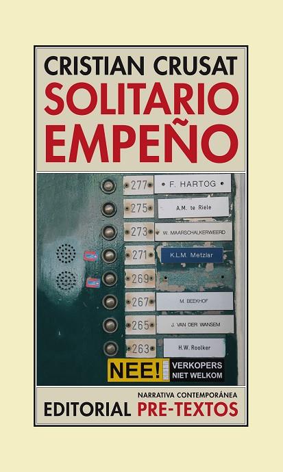 SOLITARIO EMPEÑO | 9788416453108 | CRUSAT,CRISTIAN | Llibreria Geli - Llibreria Online de Girona - Comprar llibres en català i castellà