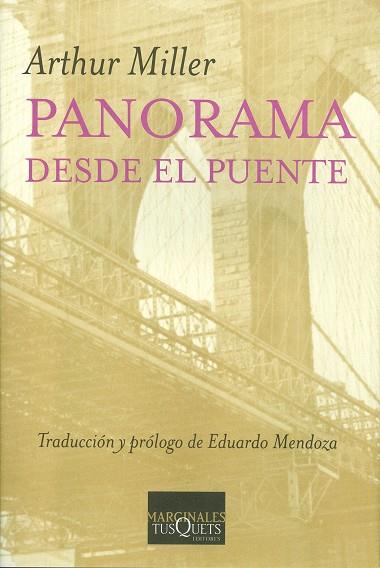 PANORAMA DESDE EL PUENTE | 9788483109267 | MILLER,ARTHUR | Llibreria Geli - Llibreria Online de Girona - Comprar llibres en català i castellà