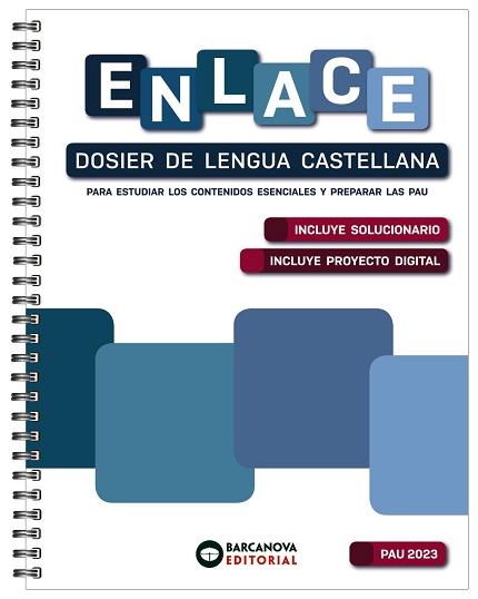 ENLACE(DOSIER DE LENGUA CASTELLANA PARA LAS PAU 2023) | 9788448958435 | CÁNOVAS, GERMÁN | Llibreria Geli - Llibreria Online de Girona - Comprar llibres en català i castellà