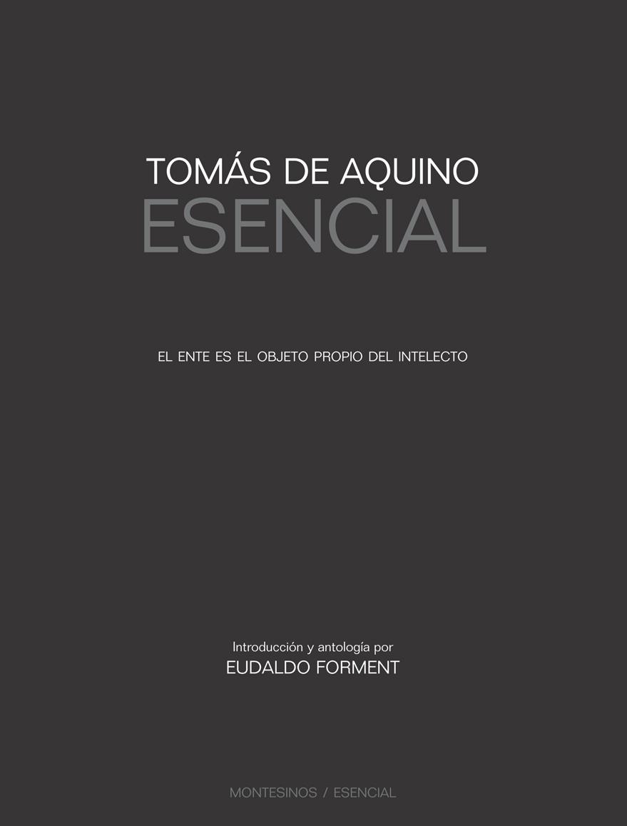 ESENCIAL | 9788496831599 | AQUINO,TOMAS DE | Libreria Geli - Librería Online de Girona - Comprar libros en catalán y castellano