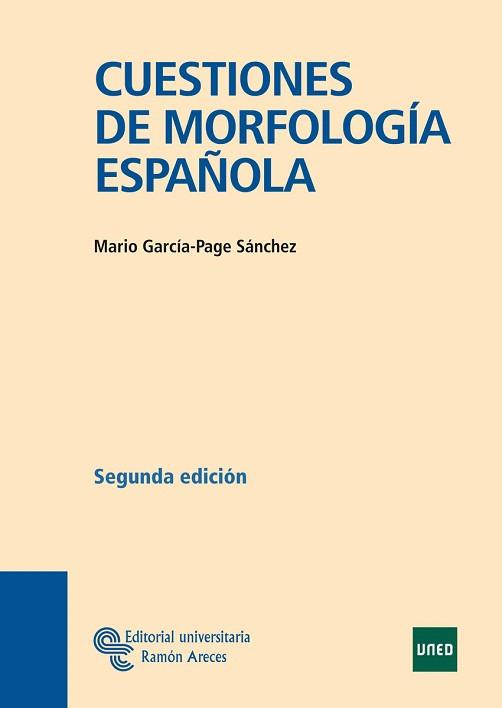 CUESTIONES DE MORFOLOGIA ESPAÑOLA | 9788480048743 | GARCIA-PAGE,D.MARIO | Libreria Geli - Librería Online de Girona - Comprar libros en catalán y castellano