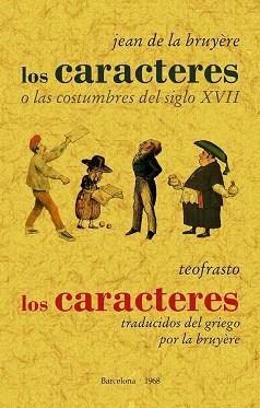 LOS CARACTERES | 9788490017753 | DE LA BRUYÈRE,JEAN | Llibreria Geli - Llibreria Online de Girona - Comprar llibres en català i castellà